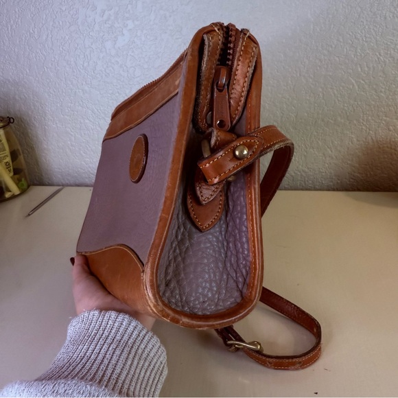 Dooney & Bourke  Two-Tone Leather Crossbody Bag - Picture 8 of 10